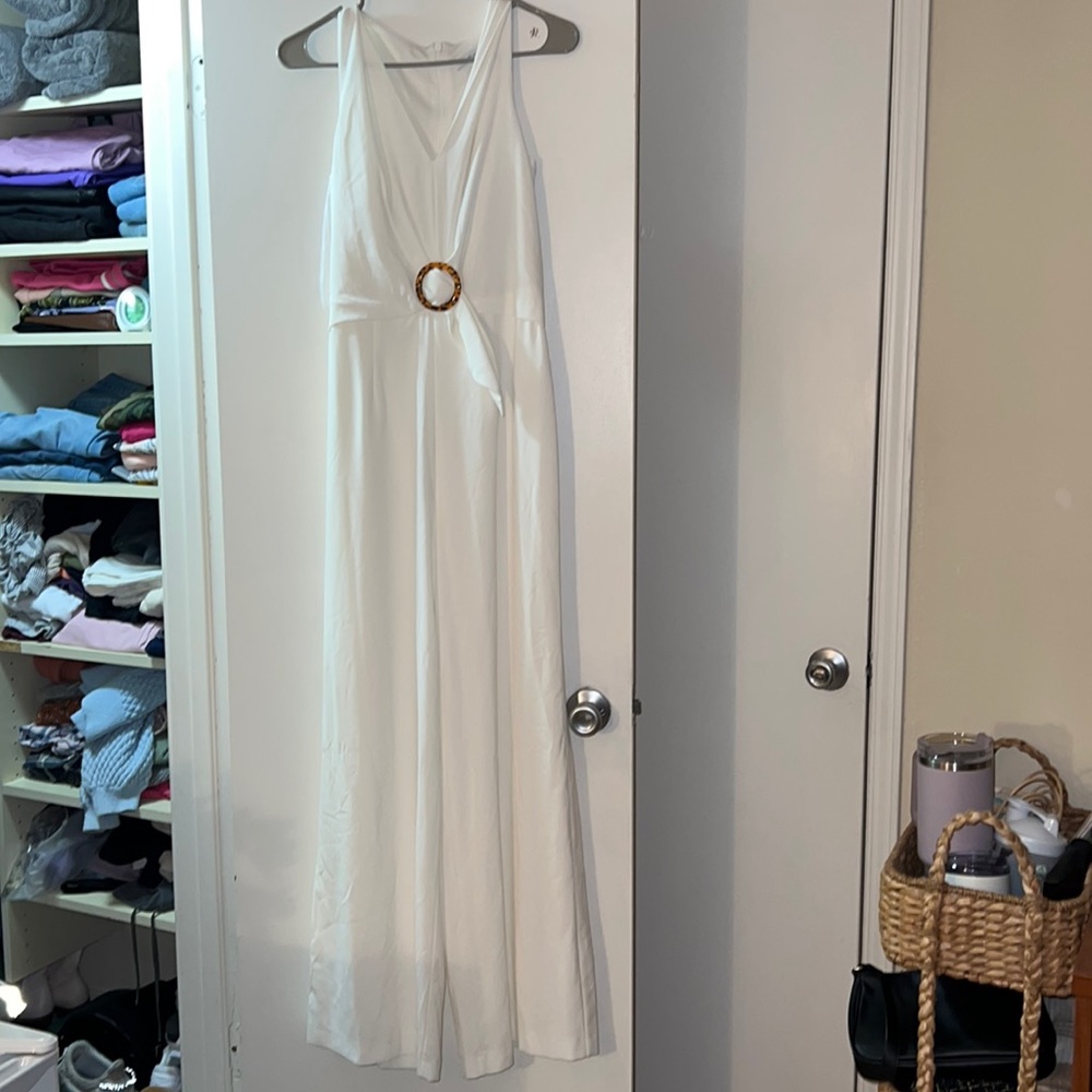Cute white jumpsuit